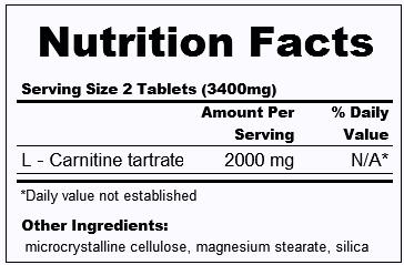 carnitine_90tab label